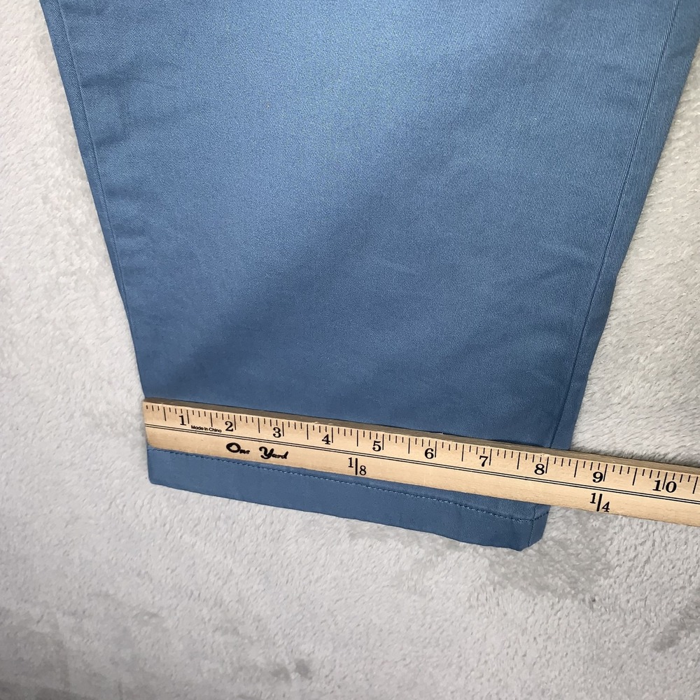 Tommy Hilfiger Pants Mens 36x36 Blue TH Flex Straight Chino Stretch Casual NEW - Picture 8 of 11